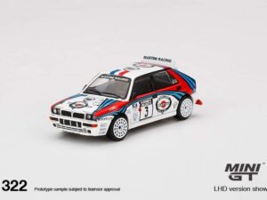 MGT00322-L- 1:64 Mini GT - Lancia Delta HF - Integtrale Evo - 1992 Rally (6cm Long)