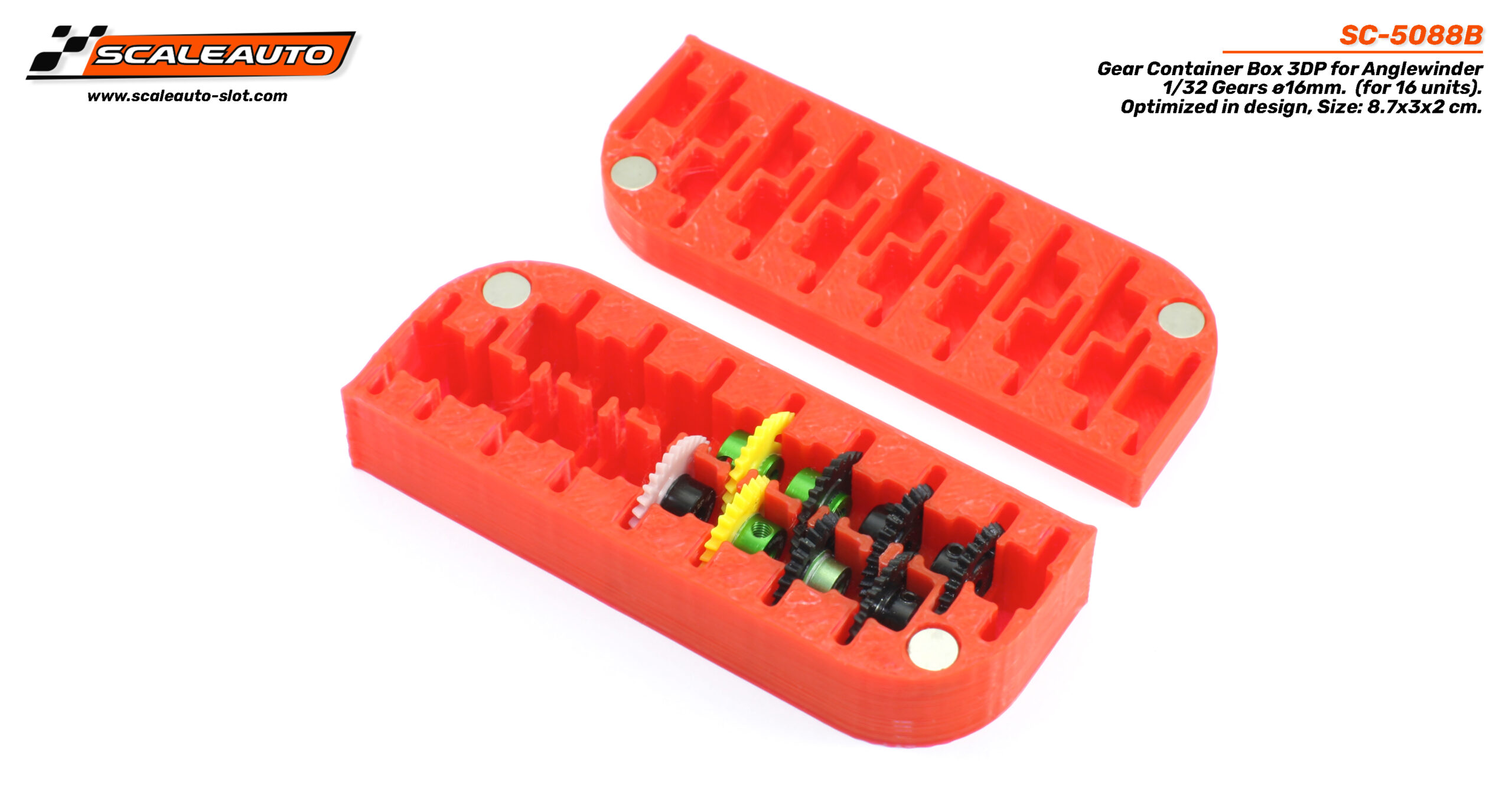 SC-5088B - 16mm Anglewinder Gear - Container Box - 3D Print