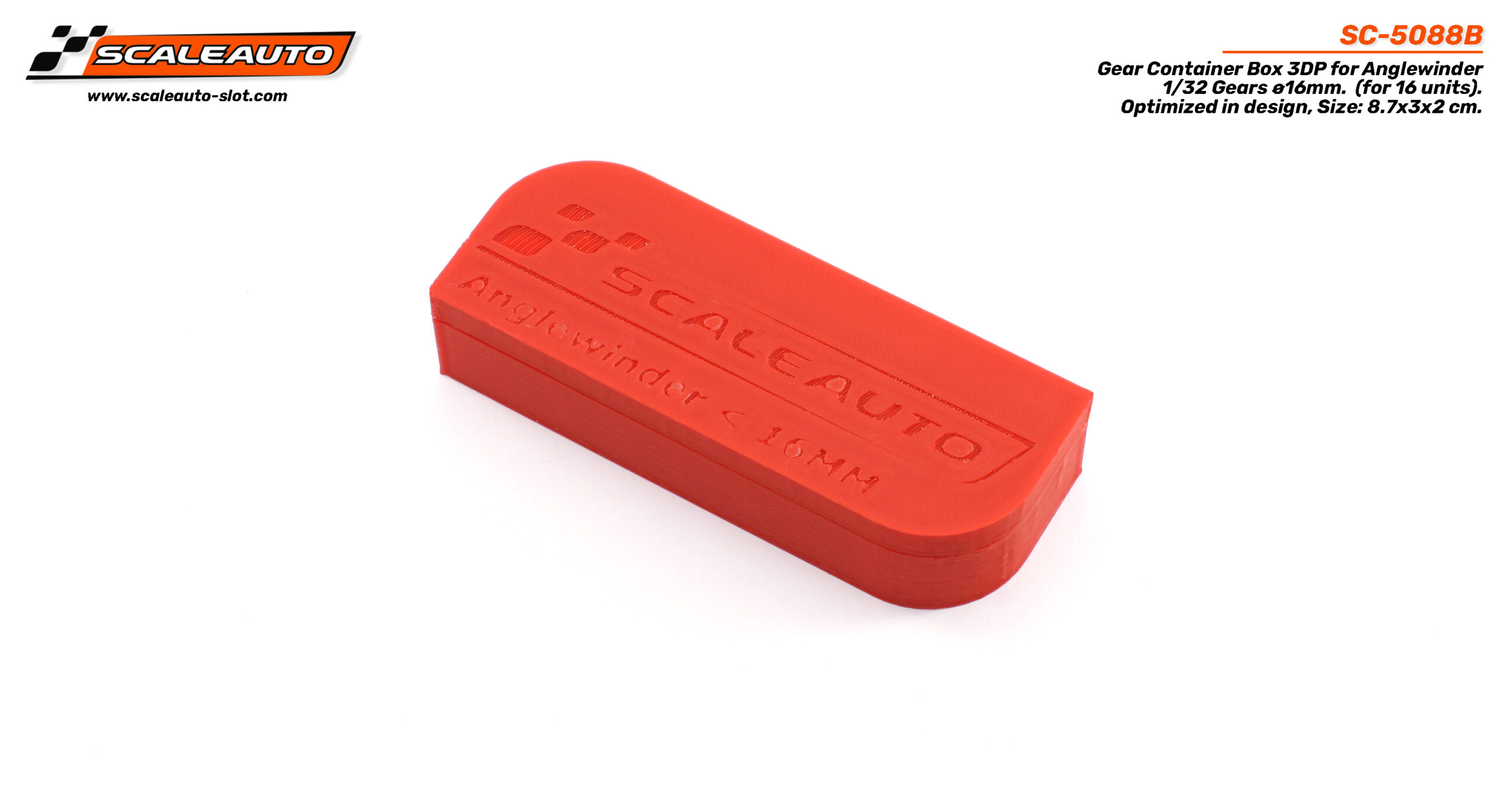 SC-5088B - 16mm Anglewinder Gear - Container Box - 3D Print - Image 3