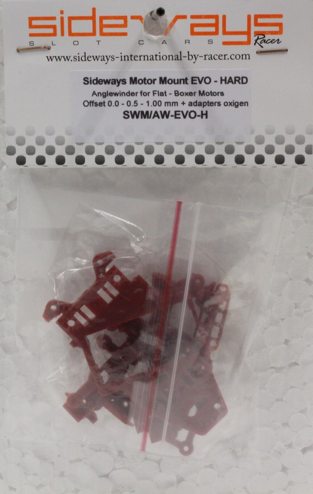 SWM/AW-EVO-H - Sideways Angle Winder Motor Mount EVO - Hard - Red - Image 2