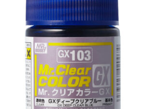 MR-GX103 - Mr.Clear Color GX103 Deep Clear Blue (18ml)