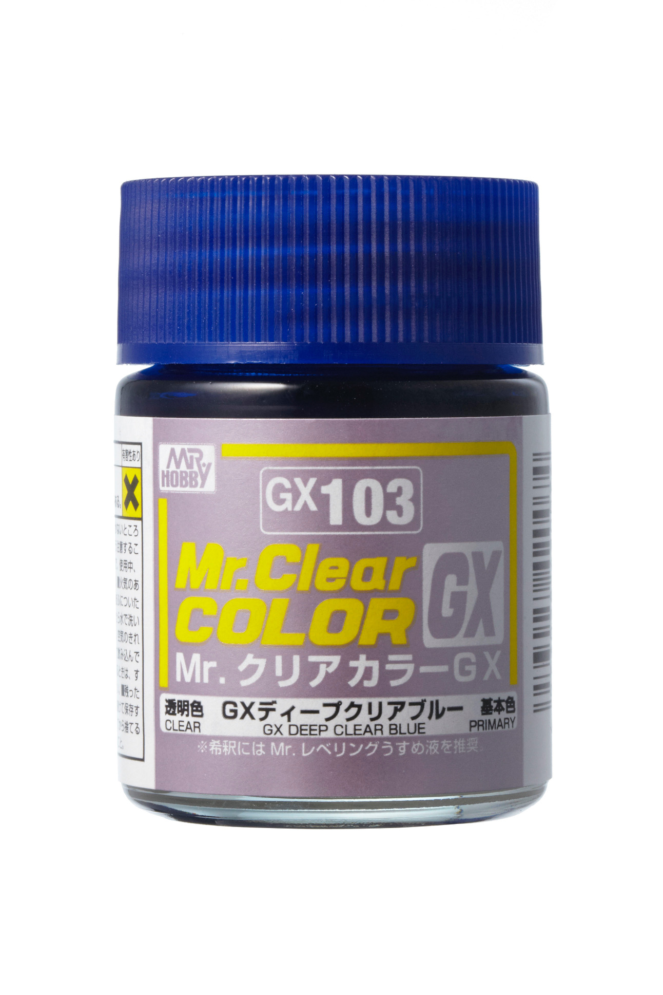 MR-GX103 - Mr.Clear Color GX103 Deep Clear Blue (18ml)