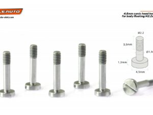 SC-5148G - Aluminium Conic Head (∅ 4.5mm) Half-threaded - Body Screws - M2.2 x 11mm