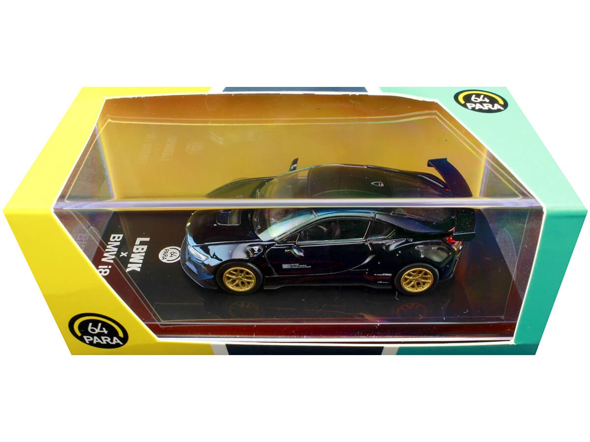 PA-55142 - 1:64 Liberty Walk BMW i8 - Black - Image 3