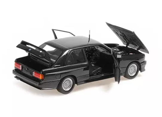 PMA180020306 – 1:18 BMW M3 (E30) 1987 Black Metallic - Model Tech