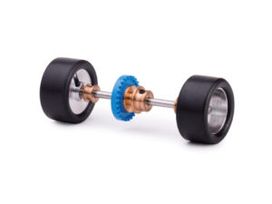 SI-KK17B – Slot.it Starter Kit 17 - Inline Z26 Crown Gear, 17.3 x 8.2mm Short Hub Wheels