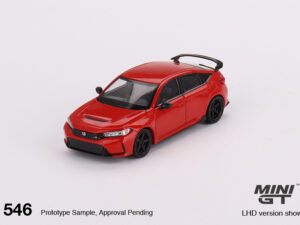 MGT00546-R - 1:64 Honda Civic Type R Rally Red 2023 w/advan GT Wheel
