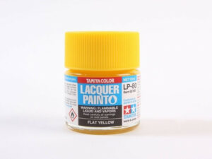 Tam82180 - Tamiya Lacquer Paint - LP-80 Flat Yellow (10ml)