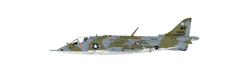 Air-A18001V - 1:24 Hawker Siddeley Harrier GR.1 - Image 3