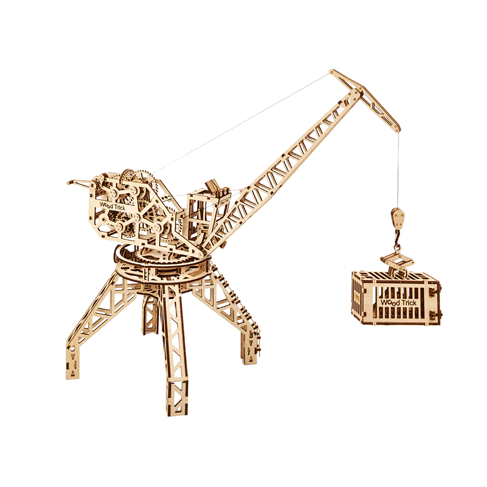 WT0005 - 3D Wood Puzzle - Crane - Image 2