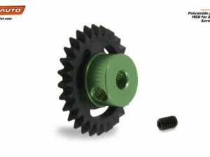 SC-1167BR - Anglewinder Polyamide Crown Gear 27th M50 ø15.8mm with M2.5 screw - Reverse Insert (Black)