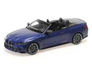 PMA155021030 – 1:18 BMW M4 Cabriolet 2020 - Matt Blue Metallic