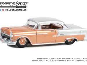 GL37290-A - 1:64 1955 Chevrolet Bel Air Custom Coupe (Lot #1275,1) - Rose Gold and Silver
