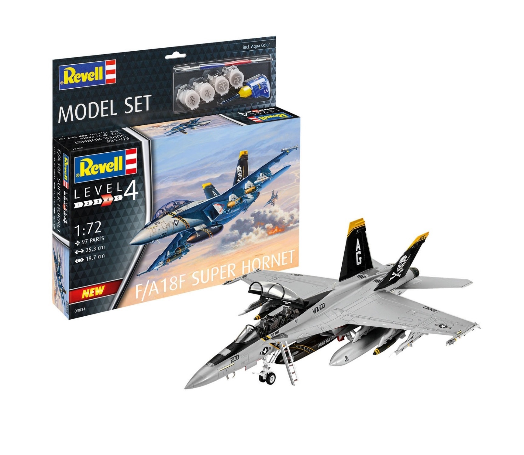 Rev63834 - 1:72 Model Set F/A-18F Super Hornet - Image 3