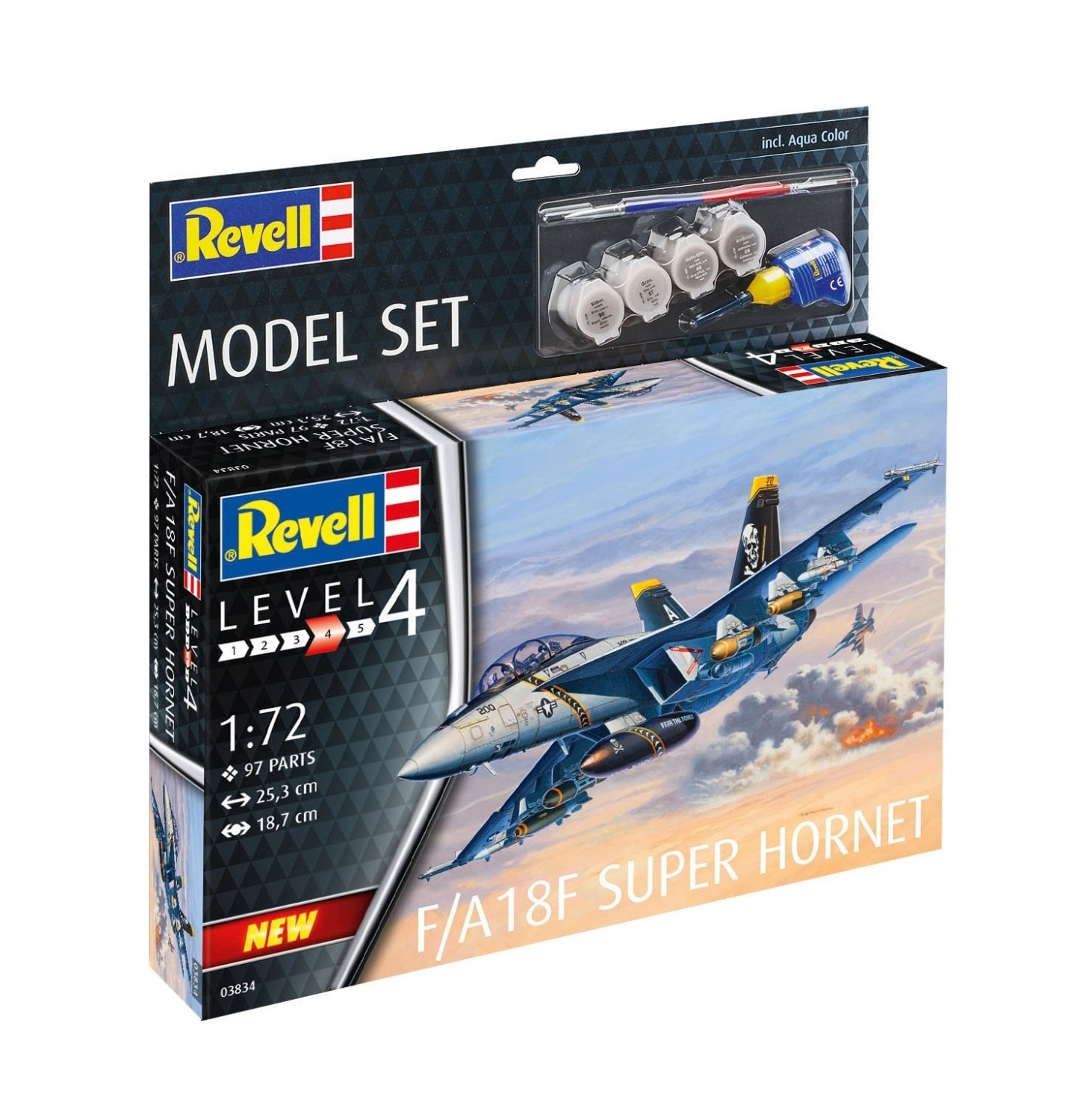 Rev63834 - 1:72 Model Set F/A-18F Super Hornet