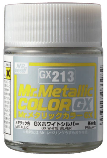 MR-GX213 - Mr.Metallic Color GX213 White Silver (18ml)