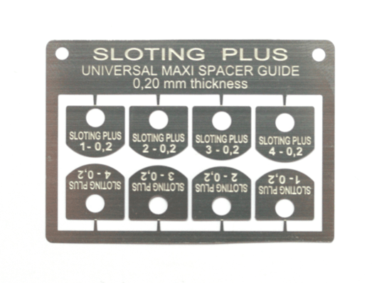 SP069004 - Sloting Plus MAXI spacer 0,20 mm for 1/32 guide UNIVERSAL (x8) - Image 2