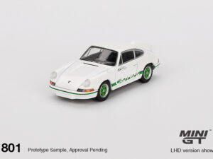 MGT00801-R - 1:64 Porsche 911 Carrera RS 2.7 Grand Prix White with Green Livery