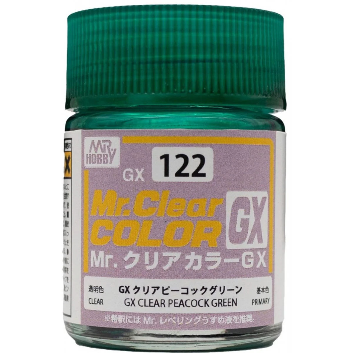 MR-GX122 - Mr.Clear Color GX122 Clear Peacock Green (18ml)