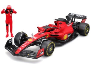 Bur18-26809 - 1:24 Ferrari F1 SF-23 with driver figure - #16 Charles Leclerc