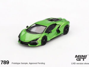 MGT00789-R - Mini GT - 1:64 Lamborghini Revuelto Verde Selvans (7cm Long)