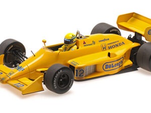 PMA540873892 – Minichamps 1:18 Lotus Honda 99T - Ayrton Senna - 1st Win in Monaco GP 1987 (Dirty Version)