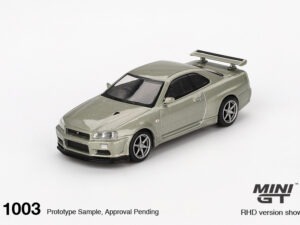 MGT01003-R - 1:64 Nissan Skyline GT-R (R34) V-Spec II Nür Millenium Jade
