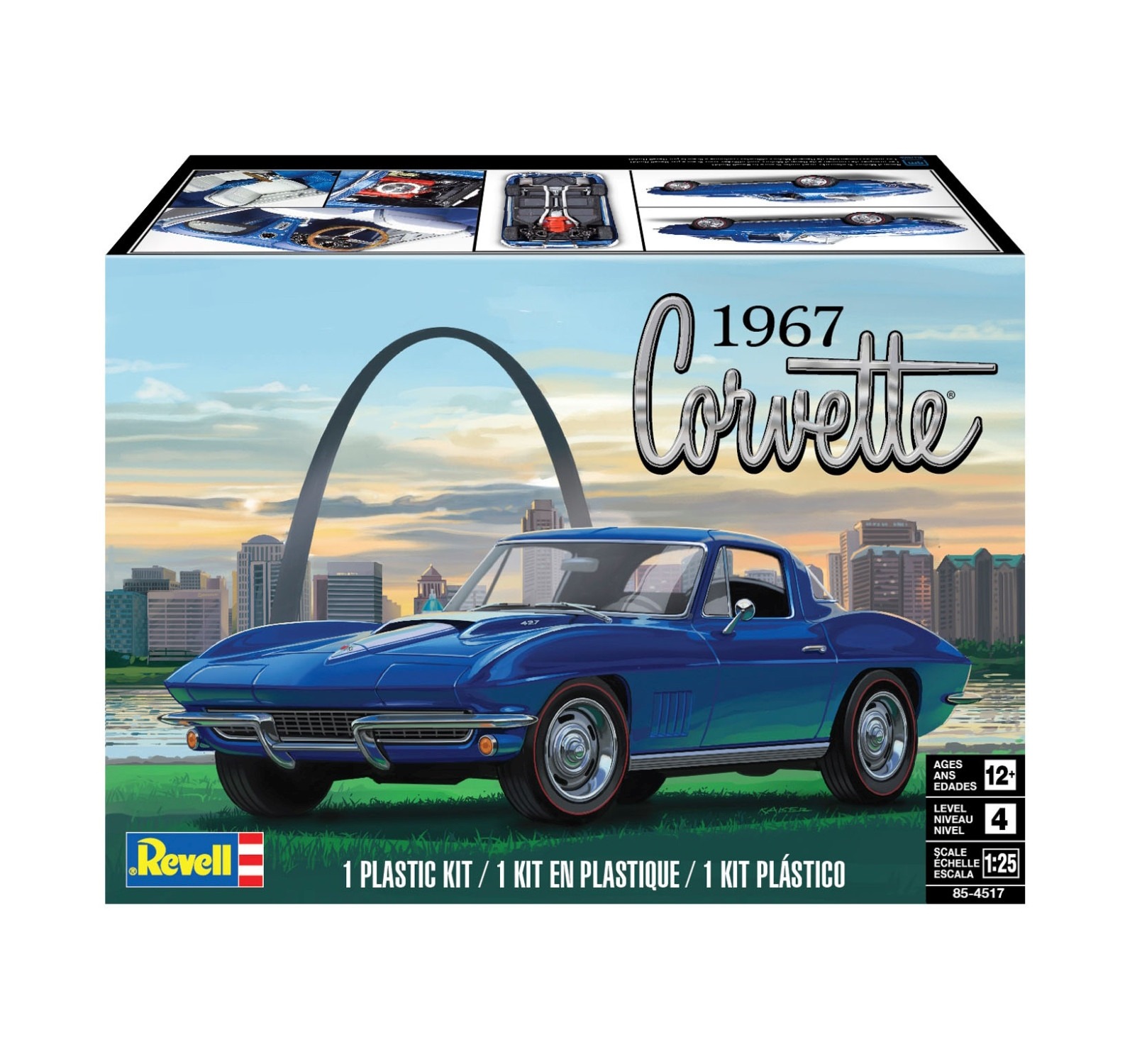 Rev14517/Mon85-4517 – 1:25 Chevrolet Corvette Coupe 1967