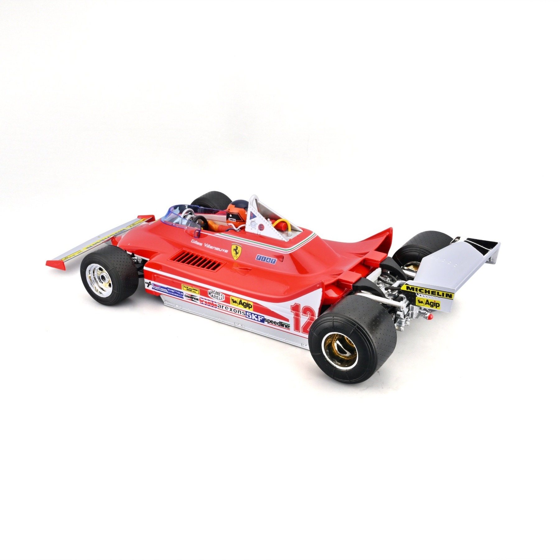 Bur18-16814-12S - 1:18 Ferrari 312T4 #12 G.Villeneuve 1979 GP South Africa Winner (24cm Long) - Image 3
