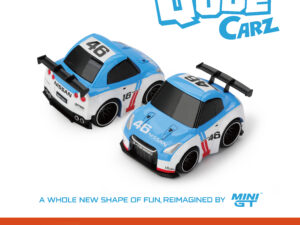 MGT-QZ00204-BL - Mini GT - 1:64 Nissan GT-R (R35) LB★WORKS Type 1, Rear Wing ver 1 GT Works ’70 (QubeCarz - Blister Pack) (5cm Long)