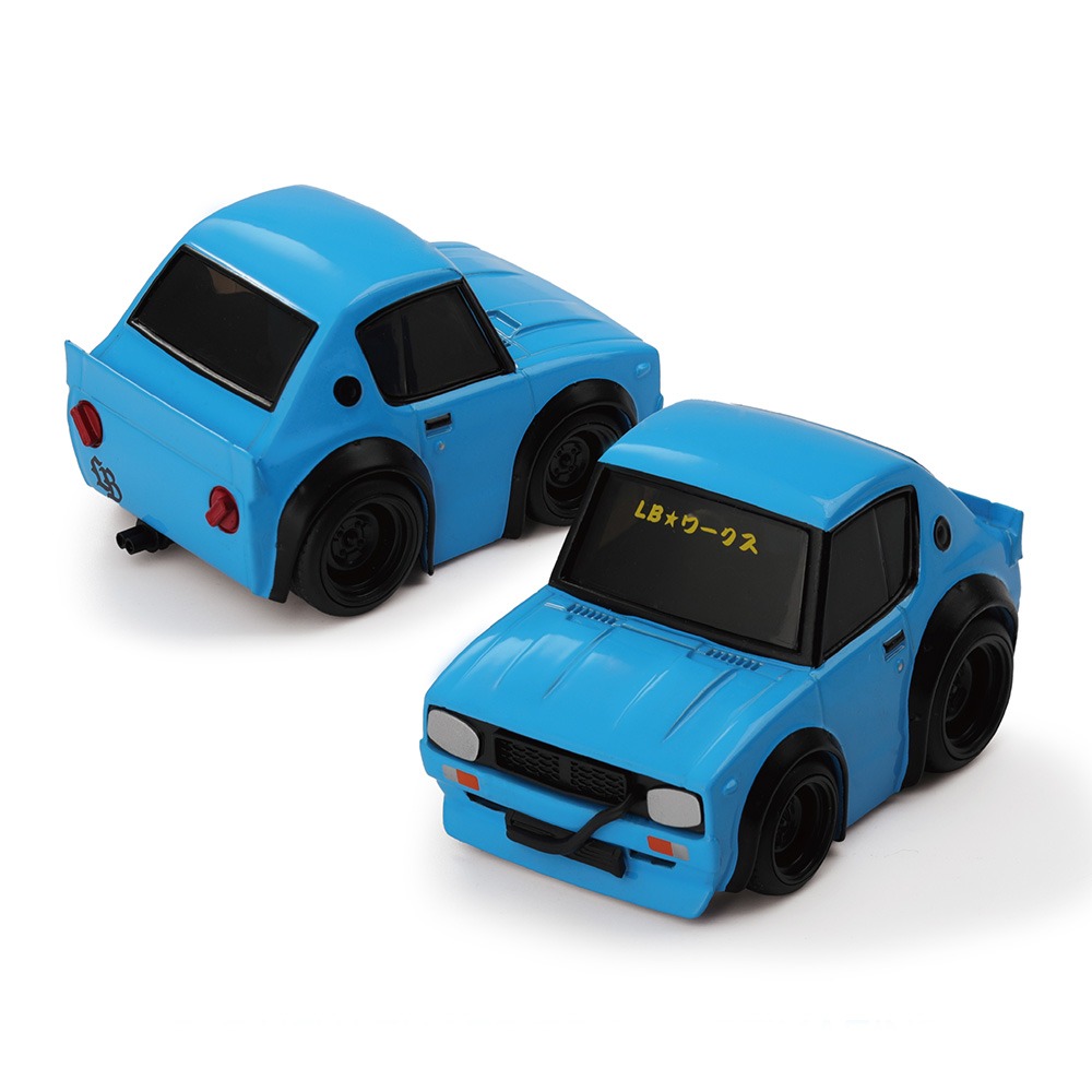 MGT-QZ00101-BL - Mini GT - 1:64 Nissan Skyline Kenmeri Liberty Walk Baby Blue (QubeCarz - Blister Pack) (5cm Long) - Image 3