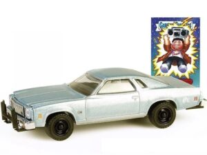 GL54110-E - GreenLight 1:64 1977 Chevrolet Chevelle Malibu Classic - Light Metallic Blue - With Peelable Sticker (8cm long)