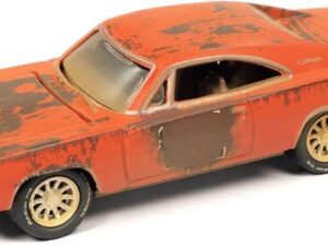 JLSP192 - Johnny Lightning - 1:64 1969 Dodge Charger R/T - Weathered Orange  (7cm Long)