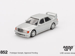 MGT00852-L - Mini GT - 1:64 Mercedes-Benz 190E 2.5-16 Evolution II Astral Silver (7cm Long)