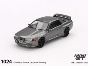 MGT01024-R - Mini GT - 1:64 Nissan Skyline GT-R (NISMO BNR32 CRS Version) Dark Metal Gray (7cm Long)