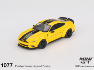 MGT01077-R - Mini GT - 1:64 LB-WORKS FORD MUSTANG Triple Yellow (7cm Long)
