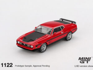 MGT01122-L - Mini GT - 1:64 Ford Mustang Mach1 1971 Race Red (8cm Long)