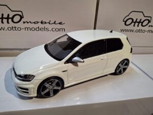 OT883- Otto-Mobile 1:18 2014 Volkswagen Golf Mk.7 R Pure White (24cm Long Sealed Resin Model)