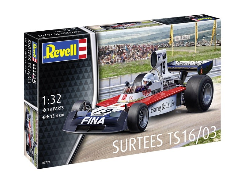Rev07739 – Revell 1:32 Surtees TS16/03 (Plastic Building Kit - 13.4cm Long)