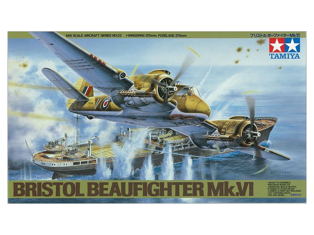 Tam61053 - 1:48 Bristol Beaufighter Mk.VI (Plastic Building Kit)