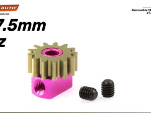 SC-1073E75 - ScaleAuto Removable 13th. Ergal Pinion M50 ø7,5mm with M2 screw.