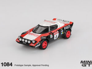 MGT01084-L - Mini GT - 1:64 Lancia Stratos HF #4 1978 Rally Sanremo Winner (6cm Long)