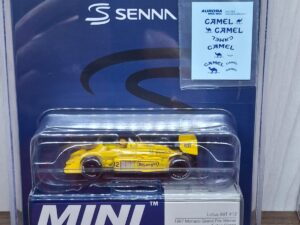 MGT01088-BL - Mini GT - 1:64 Lotus 99T #12 Ayrton Senna 1987 Monaco Grand Prix Winner (Blister Pack with Aurora Decals) (6cm Long)