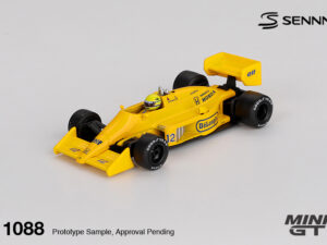 MGT01088-L - Mini GT - 1:64 Lotus 99T #12 Ayrton Senna 1987 Monaco Grand Prix Winner with Aurora Decals (6cm Long)