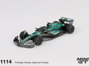 MGT01114-L - Mini GT - 1:64 Aston Martin AMR24 #18 Lance Stroll 2024 F1 Canadian GP (8cm Long)