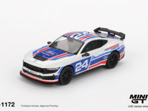 MGT01172-L - Mini GT - 1:64 Ford Mustang Dark Horse #24 Ford Performance Racing School  (7cm Long)