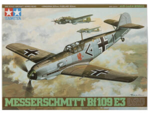 Tam61050 – Tamiya 1:48 Messerschmitt Bf109E3 (Plastic Model Building Kit – 18cm Long)