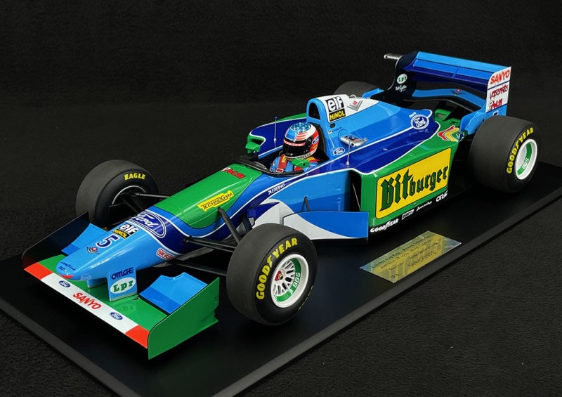 PMA517941205 - Minichamps 1:12 Benetton Ford B194 - Michael Schumacher - Australian GP 1994 - Wolrd Champion 2020 (37cm Long Resin Model) - Image 2