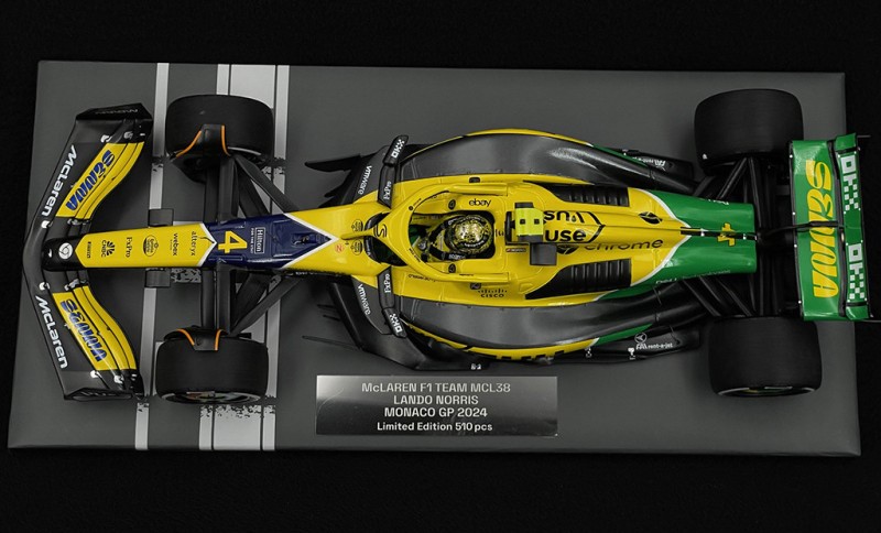 PMA537242604 – Minichamps 1:18 McLaren F1 Team MCL38 #4 Lando Norris - Monaco GP 2024 (31cm Long Resin Model) - Image 3