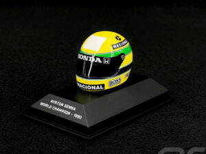 PMA540309027 – Minichamps 1:8 Helmet – Ayrton Senna World Champion 1990 (3cm High)